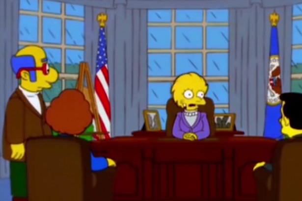 Simpsons predict Trump