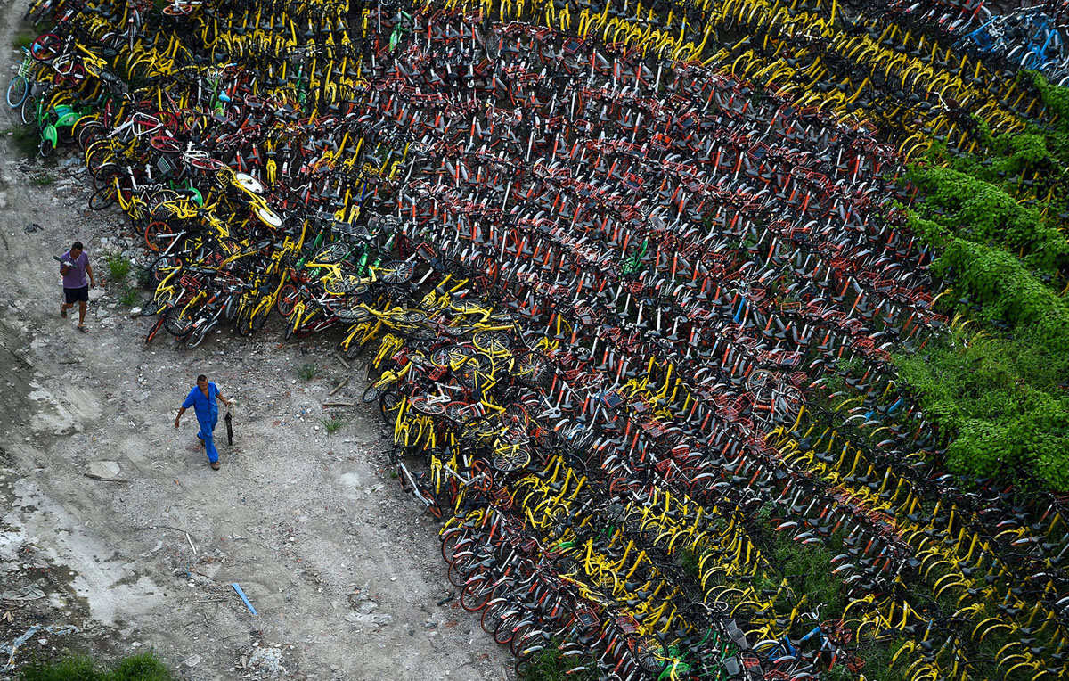 abandon bicyles in china 15