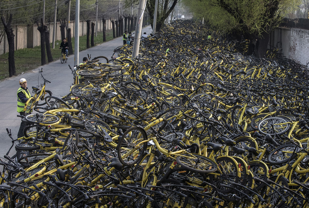 abandon bicyles in china 26