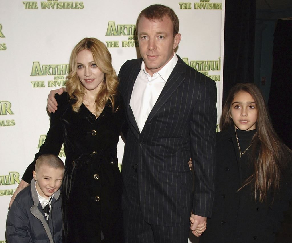 Madonna with her new boyfriend and kids
